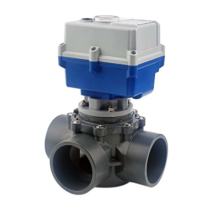 electric actuated pvc 3-way valve-2(001)